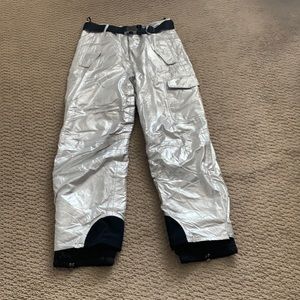 Prada Silver ski pants size 4